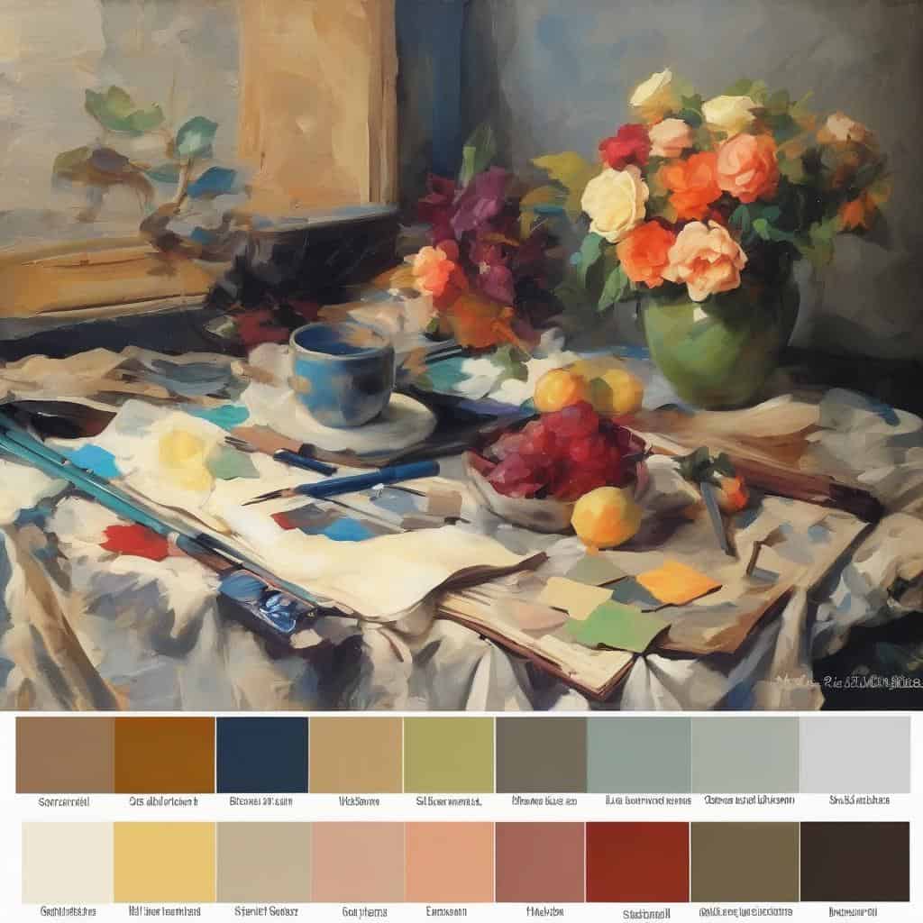 ανακυκλώση φωτογραφία με γυναικεία ματιά στην εικαστική δημιουργία, ζωγραφική, χρώματα και καλλιτεχνική έκφραση.